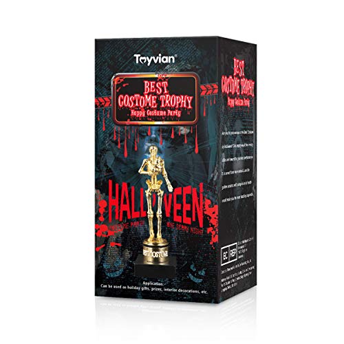 STOBOK Troféu de Halloween de 21,5 cm Troféu Melhor Fantasia Troféu Concurso de Halloween Prêmios de