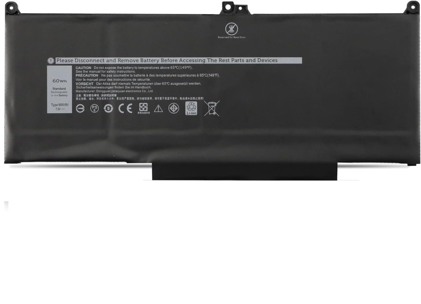 Wefly MXV9V Laptop Battery Compatible for Dell Latitude 5300 5310