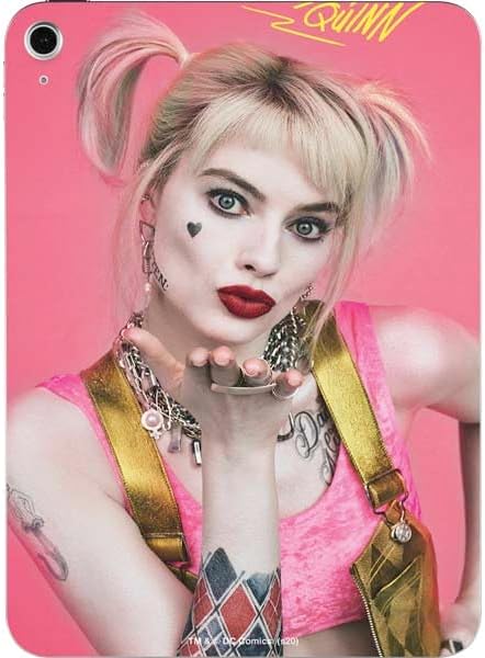 Skinit Decal Tablet Skin Compatible with iPad 11th Gen (2025) - Officially Licensed DC Comics Harley Quinn Blowing Kisses Design