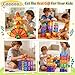 Coodoo 60 PCS Magnetic Building Tiles Kids Toys STEM Magnetic Blocks Sensory Toys Kids Games Magnet Building Toy for Boys and Girls Aged 3+, Kid Brain Development Preschool Kindergarten Toddler Toy
