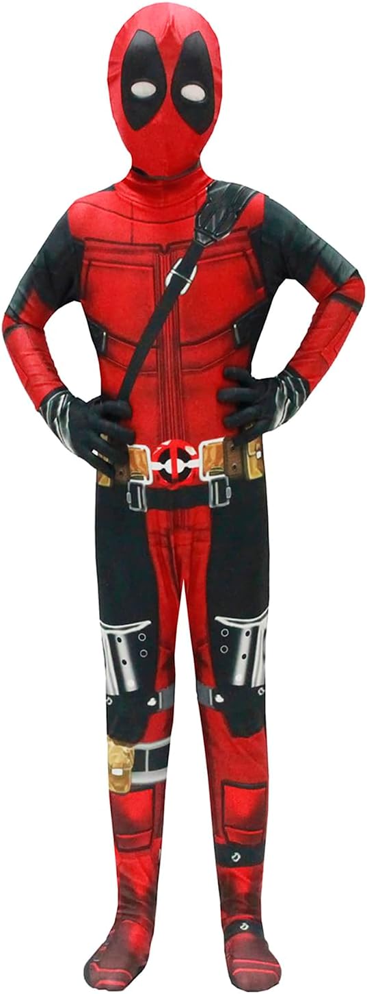 KoveincUnisex Superhero Bodysuit Halloween Cosplay Costumes Kids 3D Style