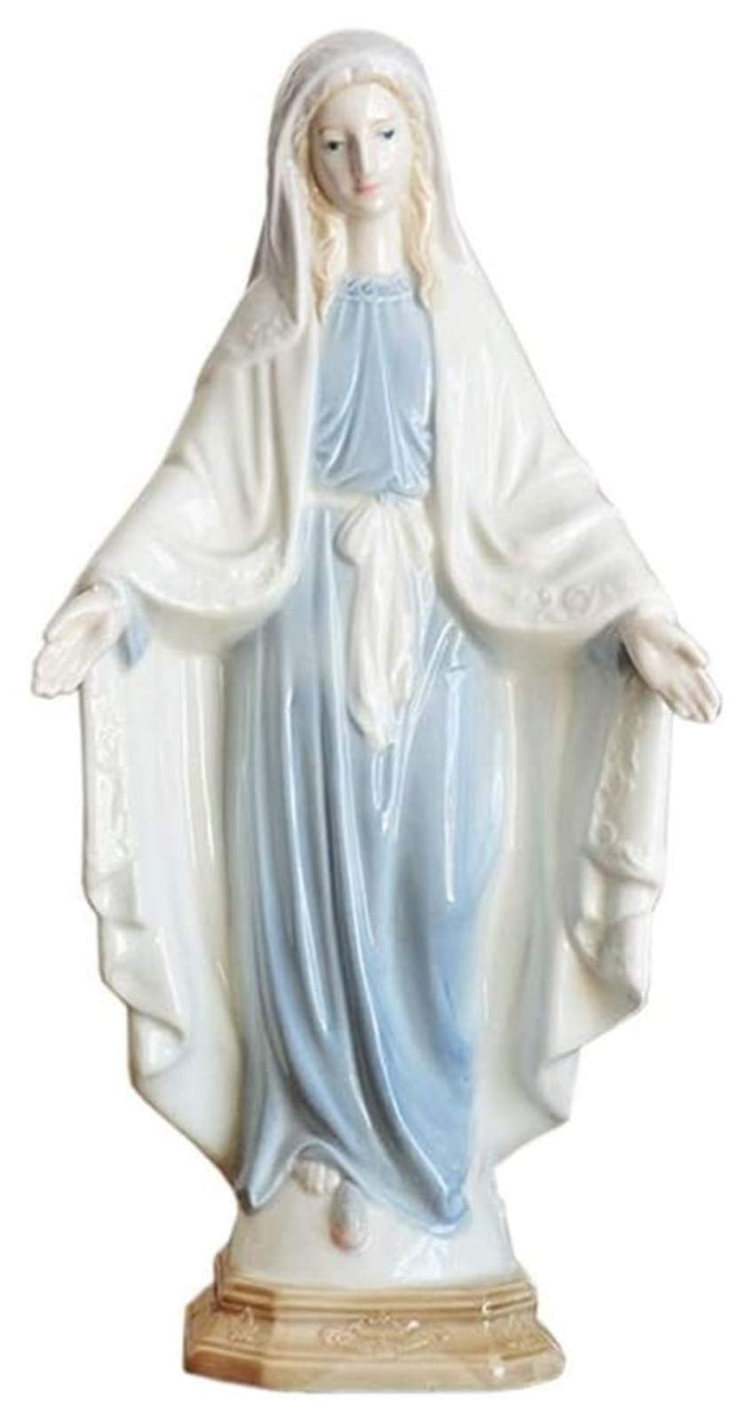 Buy LQX Sculpture Virgin Mary Statue, Ceramic Statue of Virgin Mary