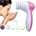 Lisli® 5 in1 Multifunction Electric Face Facial Cleansing Brush Spa Skin Care massage Portable