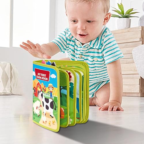Livre d'activités interactif pour l'éveil des bébés à la maison