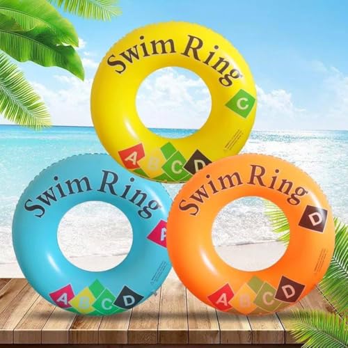 Image of Inflatable Swim Tube Ring for Kids (8-16 Years) | 70 cm Durable PVC Pool Float | Lightweight, Safe & Fun Swimming Ring for Pool, Beach & Summer Water Play