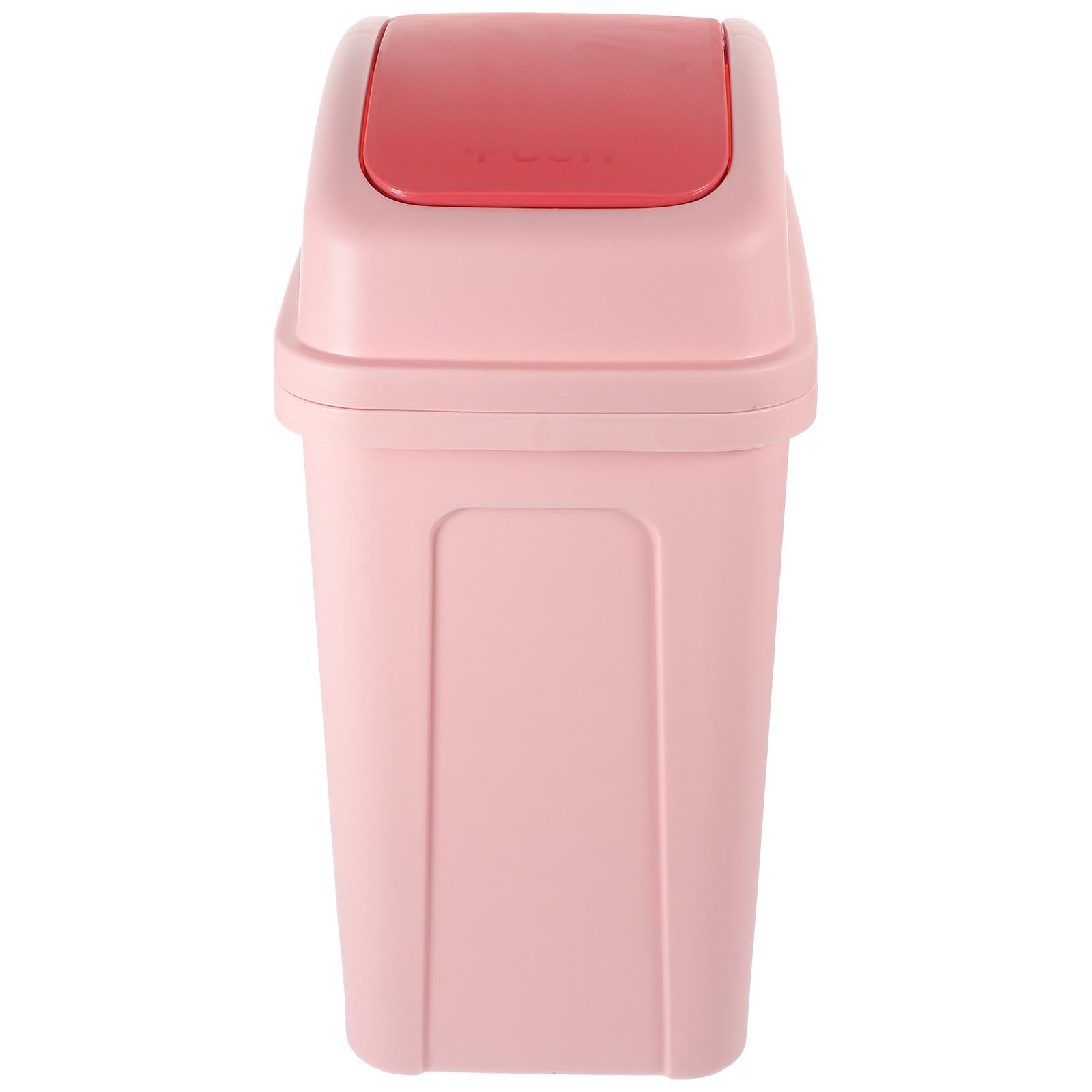 TOYANDONA Bidone per Rifiuti da Cucina con Grande Capacità Rosa, Design Sottile in Pp con Coperchio a Ribalta, la Casa e L'ufficio