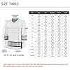 Custom Ice Hockey Jersey Personalized Printed Long Sleeves Shirt for Hockey Fans Men Women Youth Breathable Sports T-Shirts Athletic Tops #3