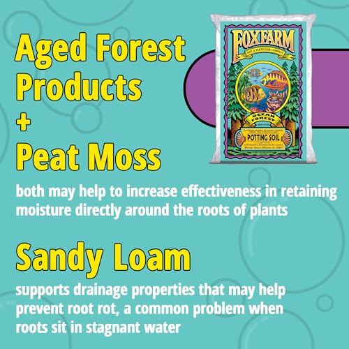 Image of FoxFarm Ocean Forest Potting Soil, 1.5cu ft (Pack of 10) - Light, Aerated Texture, Designed for All Container Plants