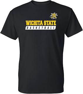 UGP Campus Apparel NCAA Basketball Slant, Team Color T Shirt, College, University