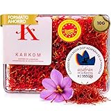 Azafrán DOP en Hebras Español Natural 100%, Perfecto Sazonador para Paella y Comidas Gourmet, Azafrán de Hebra Premium en Caja de 10gr