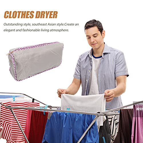 Angoily Secador de roupas portátil: Máquina de secagem rápida sem ventilação para viagens secadora d