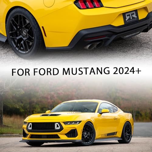 Image of Jogon Rear Bumper End Cap for Ford Mustang S650 GT Ecoboost 2024 2025 2026 Bumper Face Bar Extensions Pair, Exterior Trim