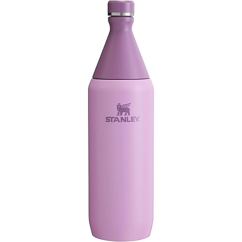 STANLEY All Day Slim Bottle 20-34 OZ | Twist off Lid with Leakproof Seal | Slim Design for Travel & Gym | Insulated Stainless Steel | BPA-Free