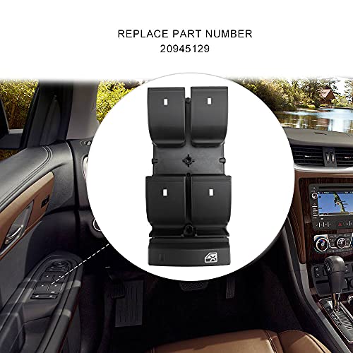 image for RLP Master Power Window Switch Driver Side Compatible with 2007-2014 C