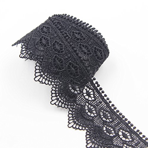 Floral Venise Tassel Lace Applique Flower Embroidery Applique Sewing Craft 2 Yards