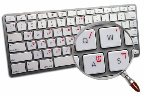 4Keyboard Korean English Netbook Keyboard Decals White Background