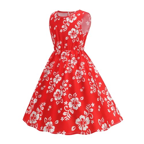 YYSSNM Girls Hawaiian Costume Dress Halloween Christmas Costumes Cosplay Birthday