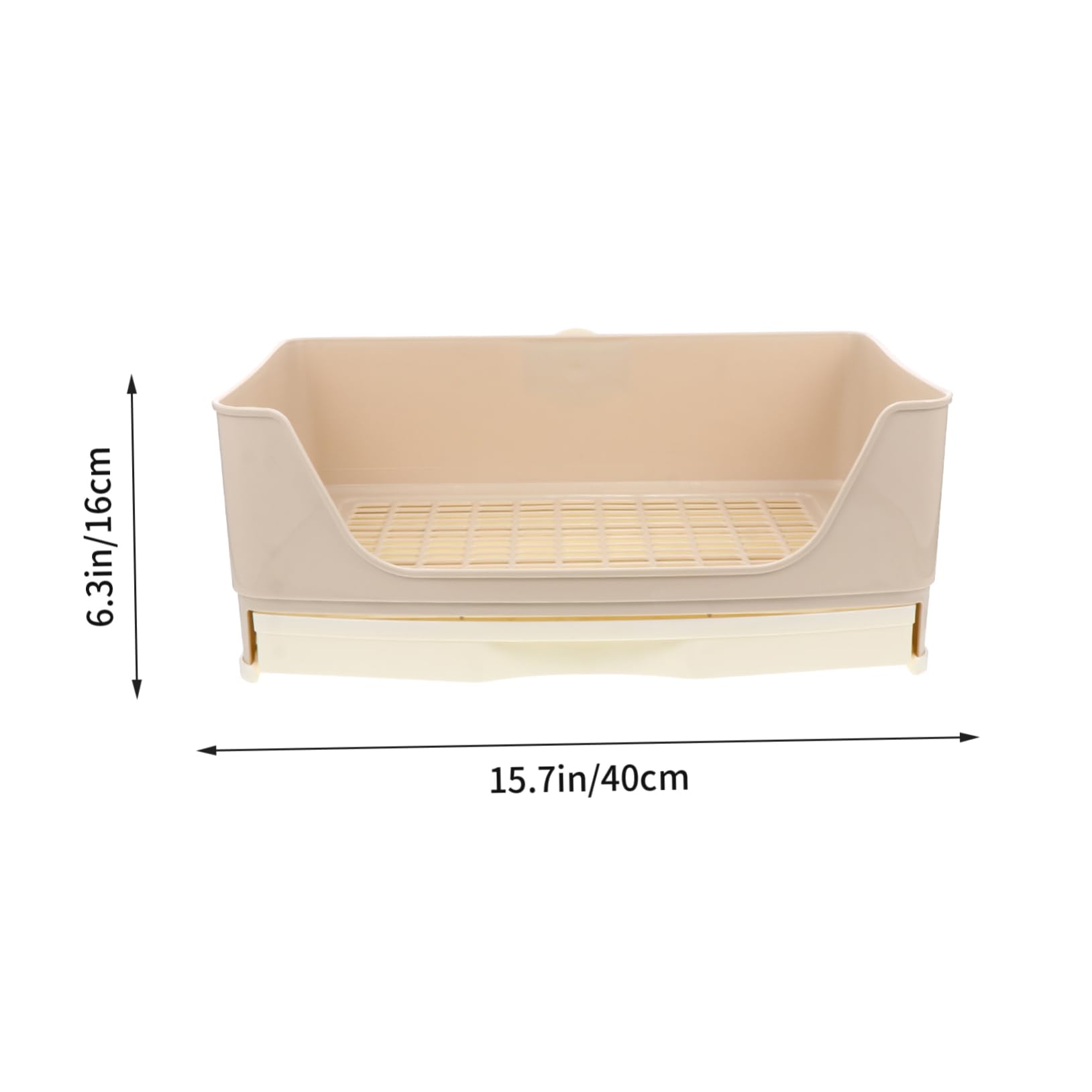 Kaninchen Toilette für Kleintiere Robust und rutschfest für Meerschweinchen Hamster und Chinchillas Einfache Handhabung und