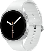 Samsung Galaxy Watch 8 3.8 cm [1.5] AMOLED 44 mm Digital 480 x 480 pixels Touchscreen Silver Wi-Fi GPS [satellite] (Samsung Galaxy Watch 8 Silver 44mm DE)