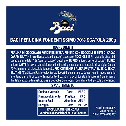 BACI PERUGINA Fondentissimo 70% Cioccolatini