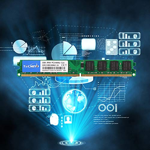 Tecmiyo Ddr2 Ram 8Gb Kit (4X2Gb), Ddr2 800 Pc2-6400 240-Pin Dimm Desktop Memory Ram Modules #TOP5