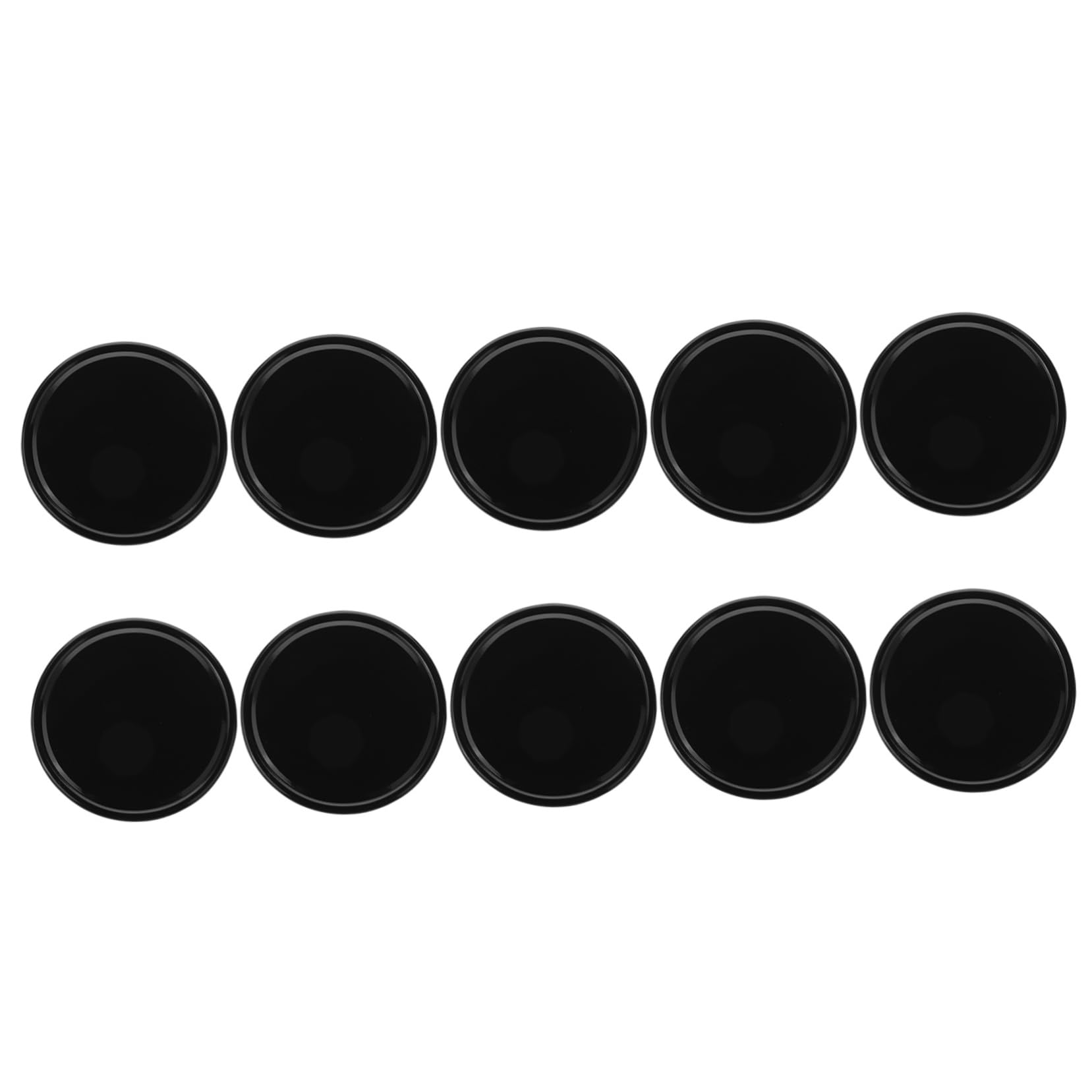 HEMOTON 10pcs Mobile Phone Anti-slip Mat Dash Pad Car Holder for Cell Phone Eye Glasses Holder Table Coasters for Drinks Cell Phone Mount Auto Anti-slip Pad Pu Round Phone Pad