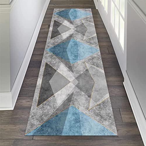 GJIF Alfombra de Corredor for Pasillo, Piso de Sala de Estar Antideslizante de diseño Moderno for Pasillo/Cocina/escaleras, Ancho 60 cm / 70 cm / 80 cm / 90 cm / 100 cm / 120 cm Cover