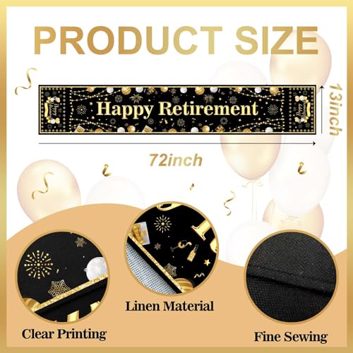 Qupt HX323 Happy Retirement Decoration thumb #1