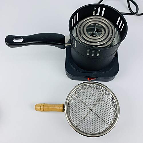 SSOLEREIT Shisha Kohle Heizung Elektrokohle Starter Brenner-Ofen Holzkohle Carbon-Hot Plate Runde Mini-Anzünder-Starter… – Bild 3