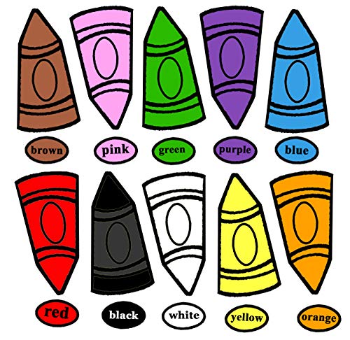 I Know My Colors Crayon Felt Flannel Board Story Colors 20 Pieces