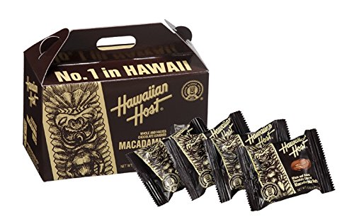 ハワイアンホースト マカデミアナッツ チョコレートTIKI BOX 48g(4粒)