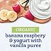 Gerber Purees Organic Banana Raspberry Yogurt Vanilla Toddler Baby Food Pouches, 3.5 oz