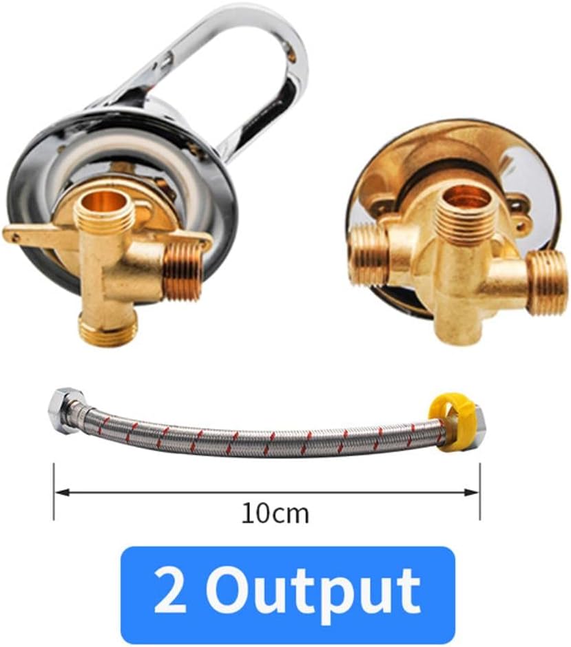 2/3/4/5 Way Output Brass Screw Thread Connector Separate Ceramic Valve Core Shower Mixer Faucet Shower Sauna Spa Bathroom