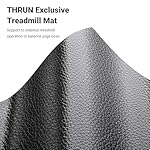 THERUN Home Gym Treadmill Exercise Bike Mat Non-Slip, Workout Mat Thick, Heavy-Duty Floor Mat for Fitness and Yoga, 2 Size Options - Image 3