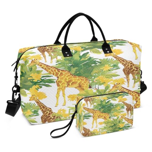 Sacs de voyage de dessin animé avec trousse de toilette intégrée