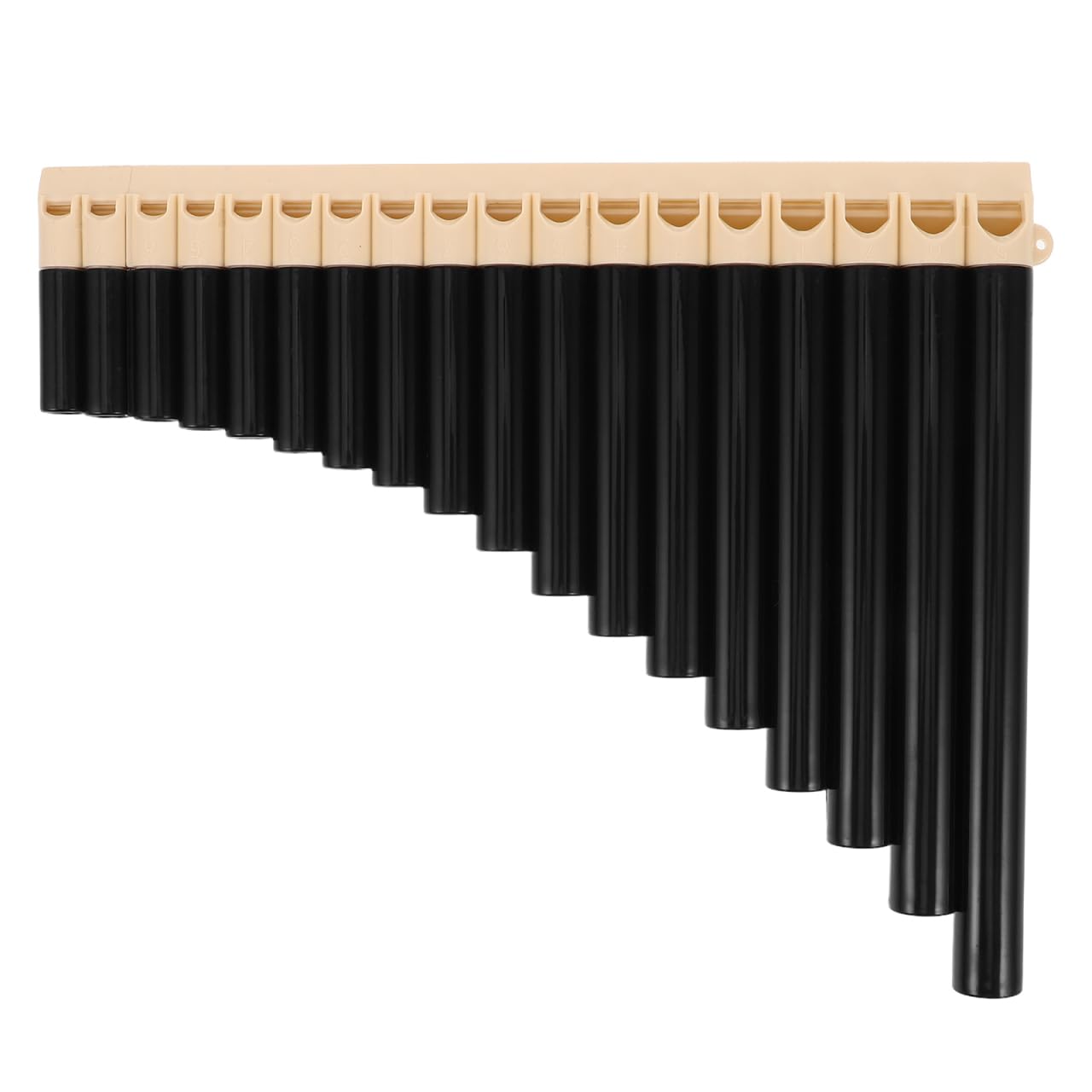 Toyvian Flûte de Pan 16 Tubes en Bois Naturel, Instrument Traditionnel Chinois pour Débutants et Étudiants, Flûte de Pan Portable pour Apprentissage et Enseignement Musical en Milieu