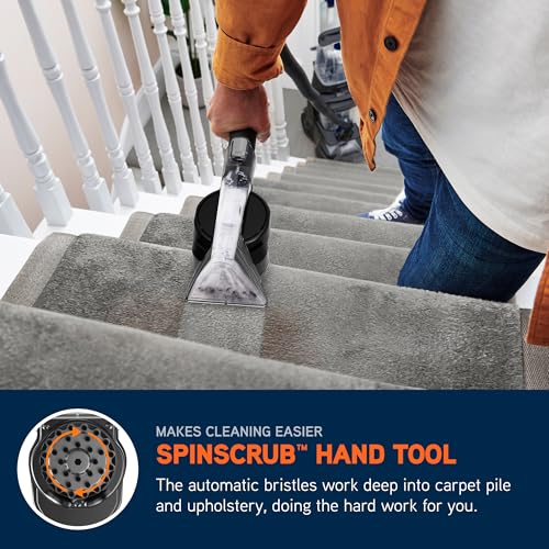 Vax SpinScrub Power Plus Carpet Cleaner - 1200W Upright Washer - Image 4