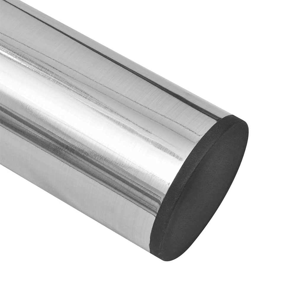 Juego de 2 patas de mesa de acero inoxidable, altura regulable, 710-1100 mm, patas telescópicas robustas con placa de montaje, patas modernas para mesa de comedor, escritorio, mesa de café