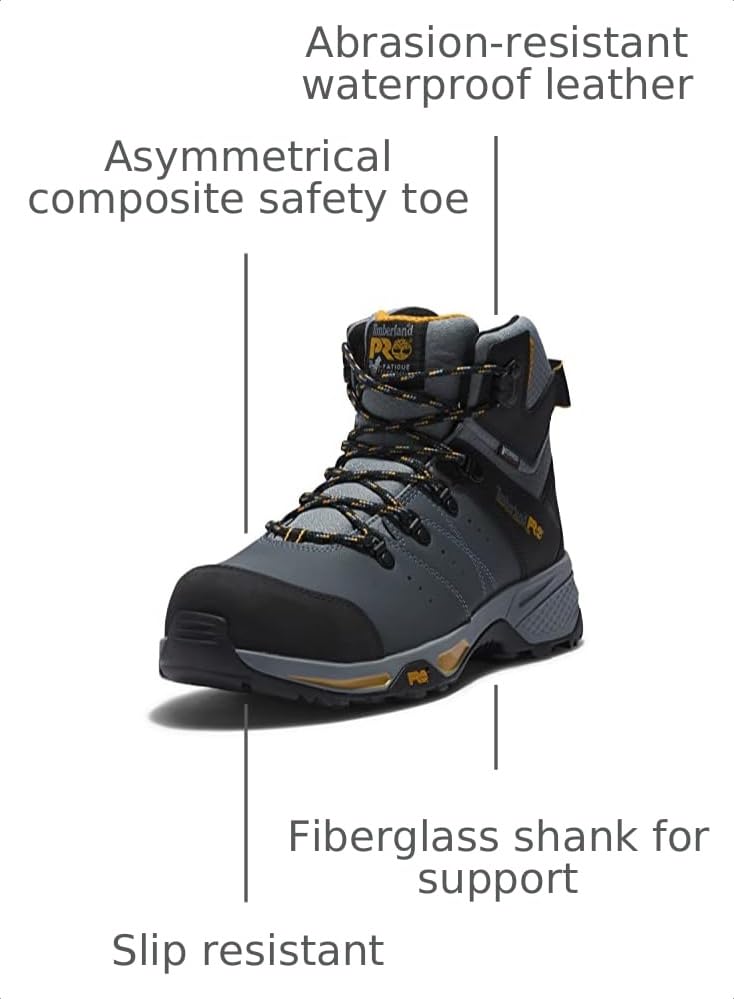 Image of Timberland PRO mens Switchback 6 Inch Composite Safety Toe Waterproof