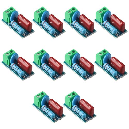HOBBYIN 10Pcs RC Absorption Circuit Module Relay, Snubber Circuit Module Loop Module Relay Contact Pro tection Circuit Electromagnetic Anti-Interference Module