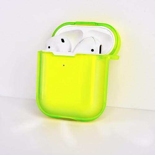 Vista 16 de AIRSPO Funda para Airpods, funda para Airpod de 2ª generación, funda protectora de TPU suave transparente compatible con Apple AirPods 1/2 funda