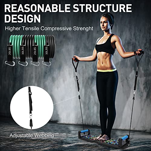 image for Fueti Home Gym Equipment, with Automatic Count Push Up Board, 30 in 1 