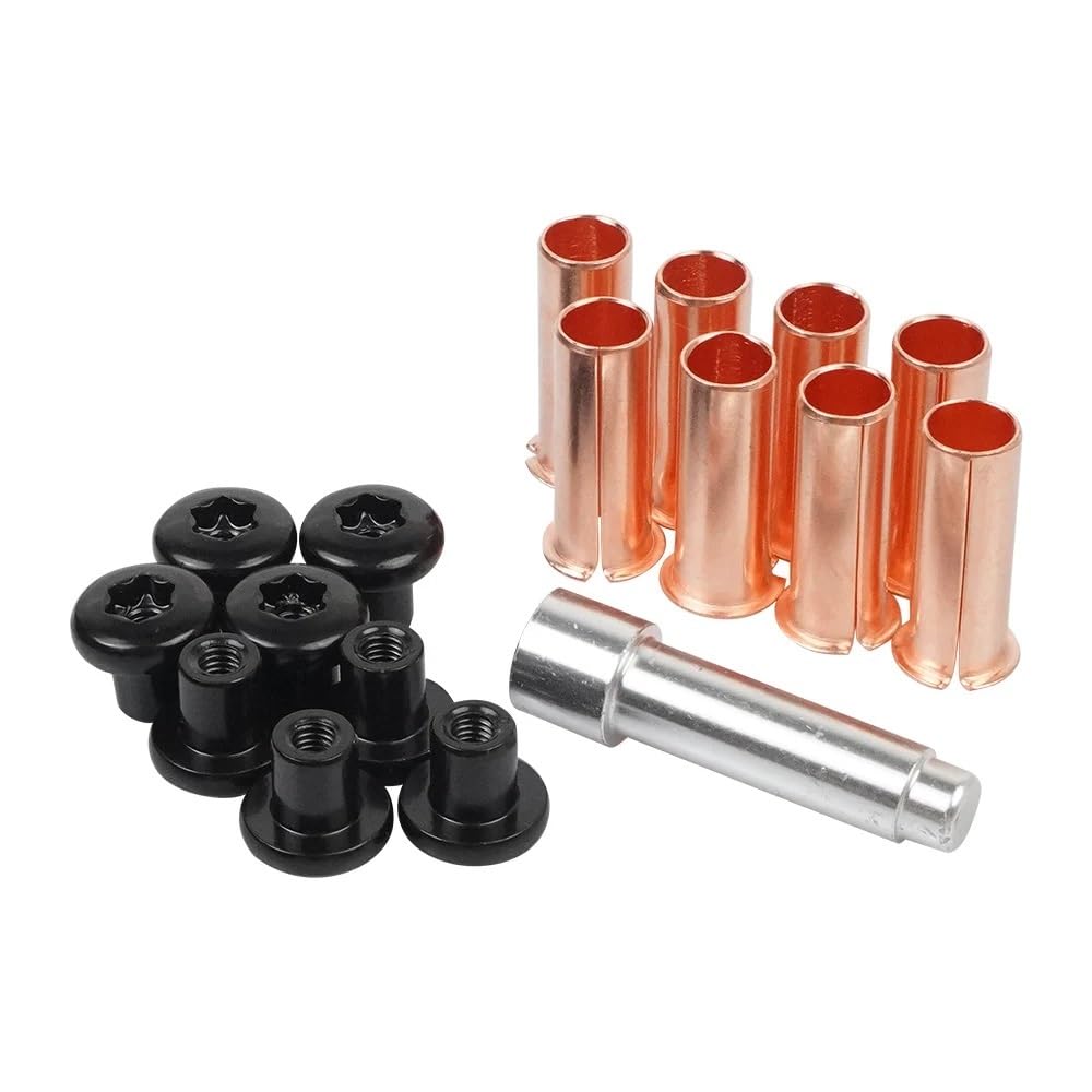 Stoifffhh One Color Vehicle Door Hinge Compatible With Jeep For Wrangler Jk Jku 2007-2017 Door Hinge Nuts 8 Piece And Door Bushing Removal Tool Combination