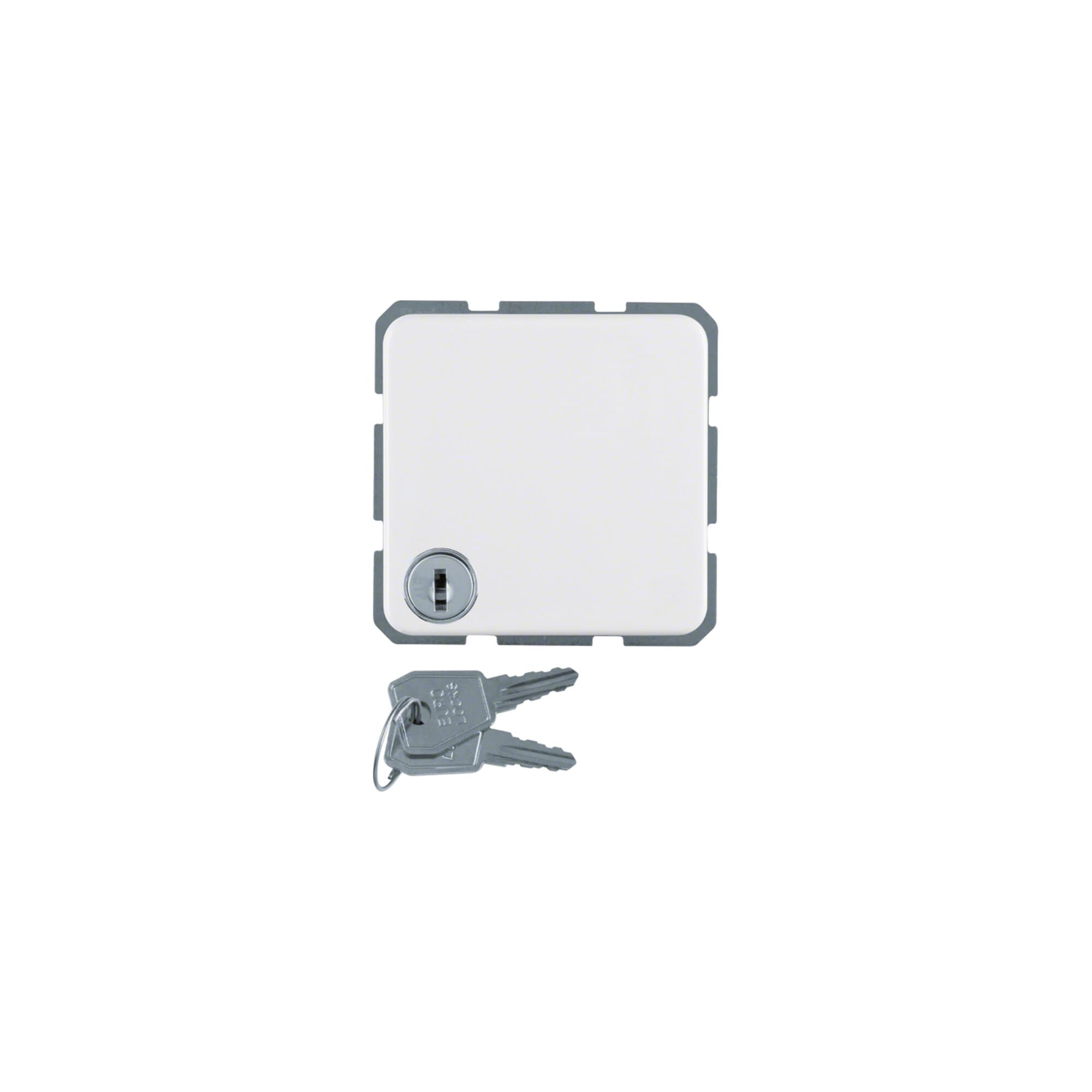 Fiche Schuko BERKER avec serrure à rabat PW 476309 pour installation électrique sécurisée