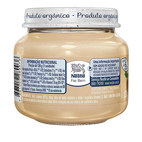Papinha Orgânica, Maçã, Naturnes, 120g