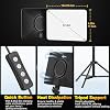 30W Upgraded Photography Lighting Kit, Anautin 2-Pack LED Video Lighting for Video Recording, 3700Lux Studio Lights with Tripod Stand for Photography, Streaming, Gaming, Podcast, Filming, Vlogging