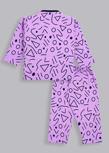 Image of 3BROS BodySuit /Dress for Boys /Girls Full Pajama & Casual Full Sleeves Night Suit Top Combo Kids Set