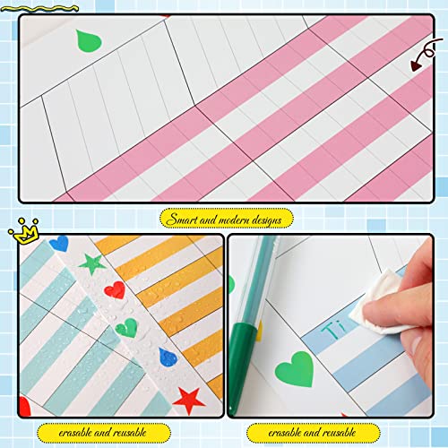 Tableau d'incitation effaçable lot de 12 avec autocollants récompense - 4