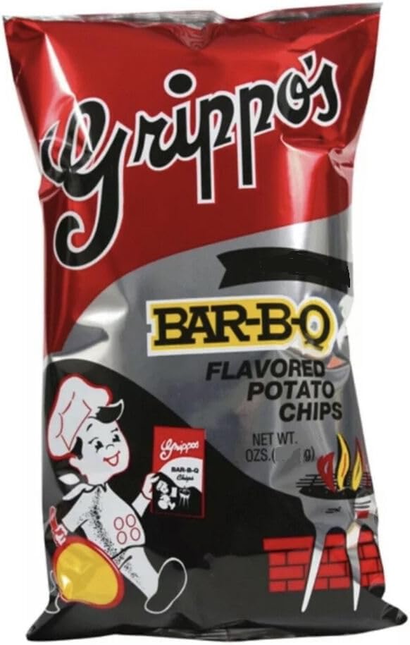 Grippo's BBQ Potato Chips 1.5 Oz Bags 24 Count