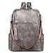 FADEON Laptop Backpack Purse for Women Large Designer PU Leather Laptop Bag, Ladies Computer Shoulder Bags